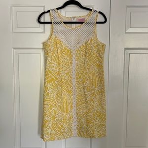 Lilly Pulitzer Yellow Shift Dress